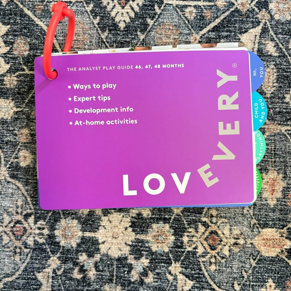Lovevery The Analyst Play Guide - Ages 46,47,48 months NEW!